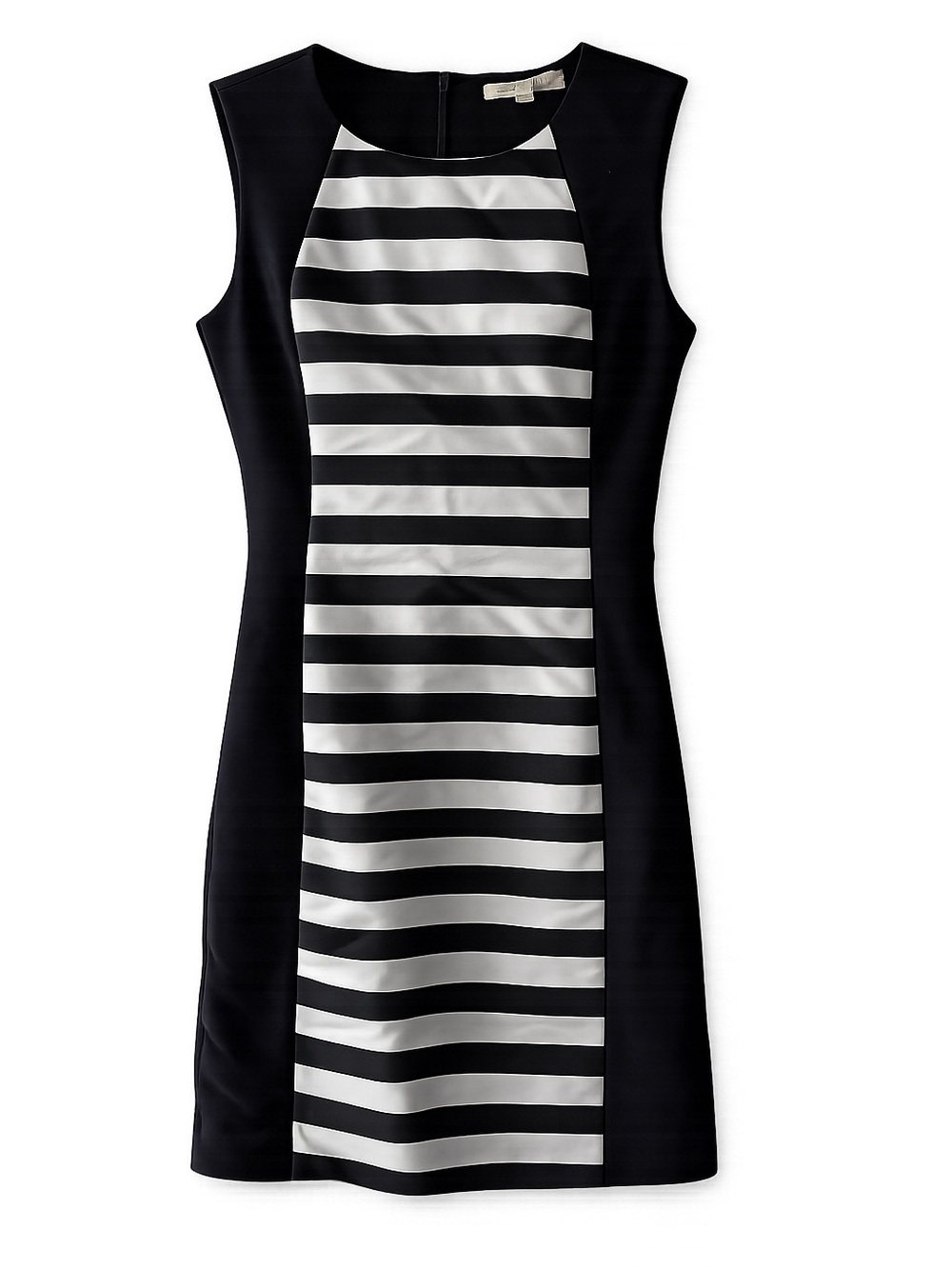 Banana Republic Black & White Striped Shift Dress - Size 00P